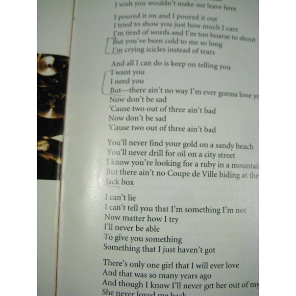 Meatloaf Bat Out of Hell II Back into Hell Folio Pamphlet 1993 Neverland - Picture 6 of 11